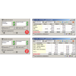 Software Centri di Costo, Commesse, Mansioni, dipendenti