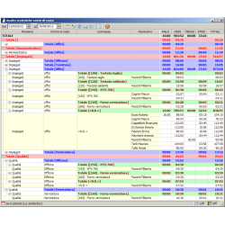 Software Centri di Costo, Commesse, Mansioni, dipendenti