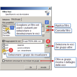 Software Centri di Costo, Commesse, Mansioni, dipendenti