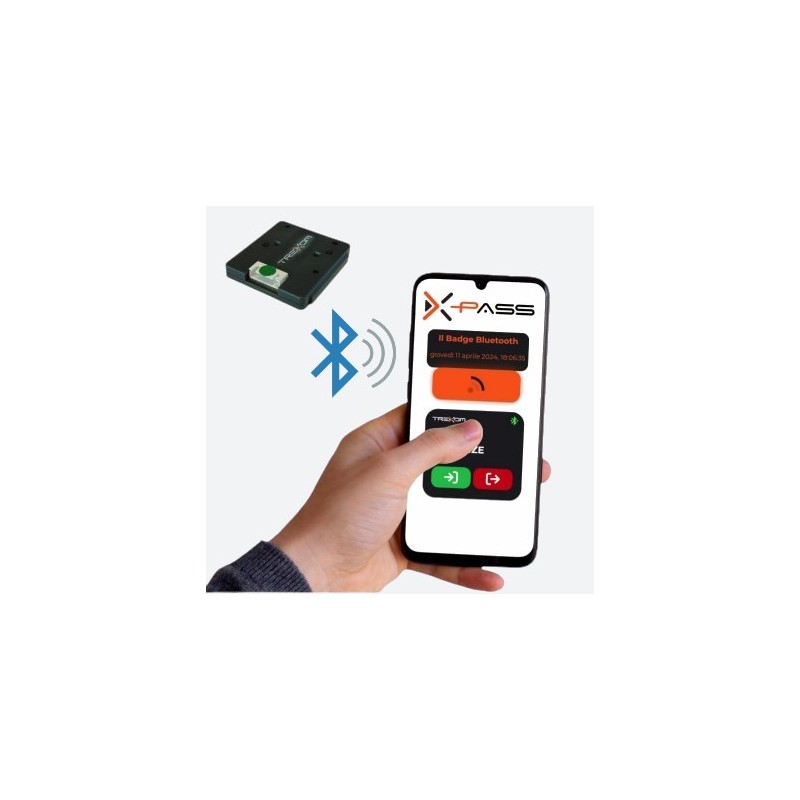 Con l'app X-Pass usi lo smartphone come badge presenze e accesso