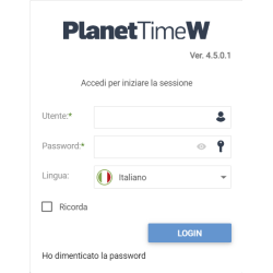 Software Presenze Planet Time