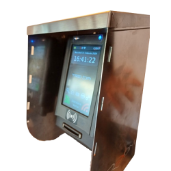 Cosmo-Touch con copertura in acciaio inox e plexiglass frontale