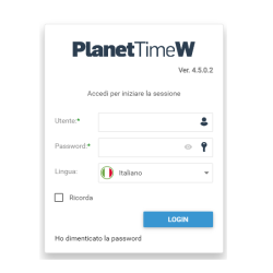 Planet Time Web Software Gestione Presenze Personale