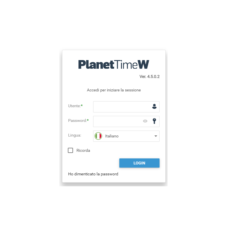 Planet Time Web Software Gestione Presenze Personale