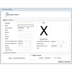software gestione Controllo Accessi persone, automezzi e visitatori